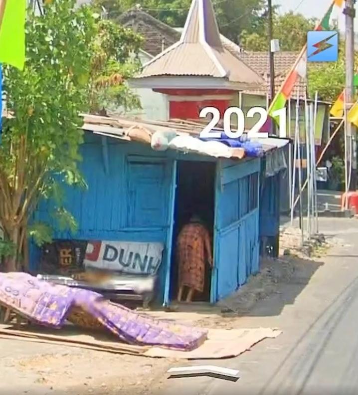 2021年,老太太腰子已駝背。(X)