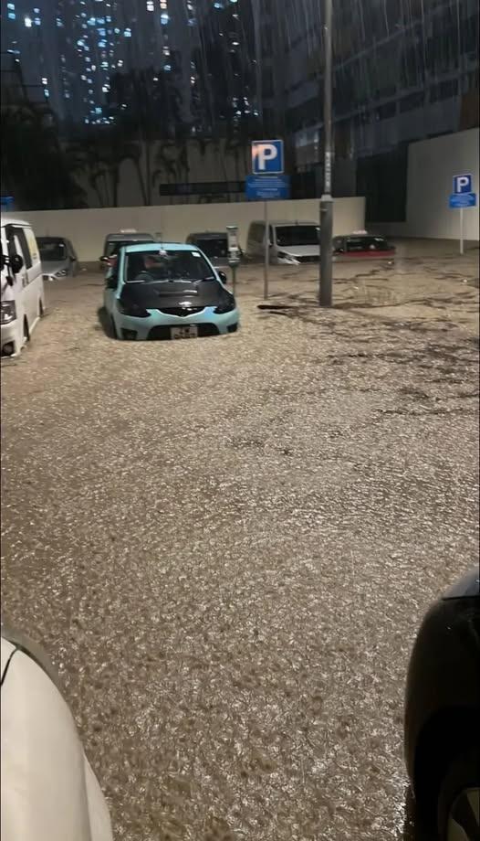 將軍澳敬賢里。(FB/車cam L(香港群組))