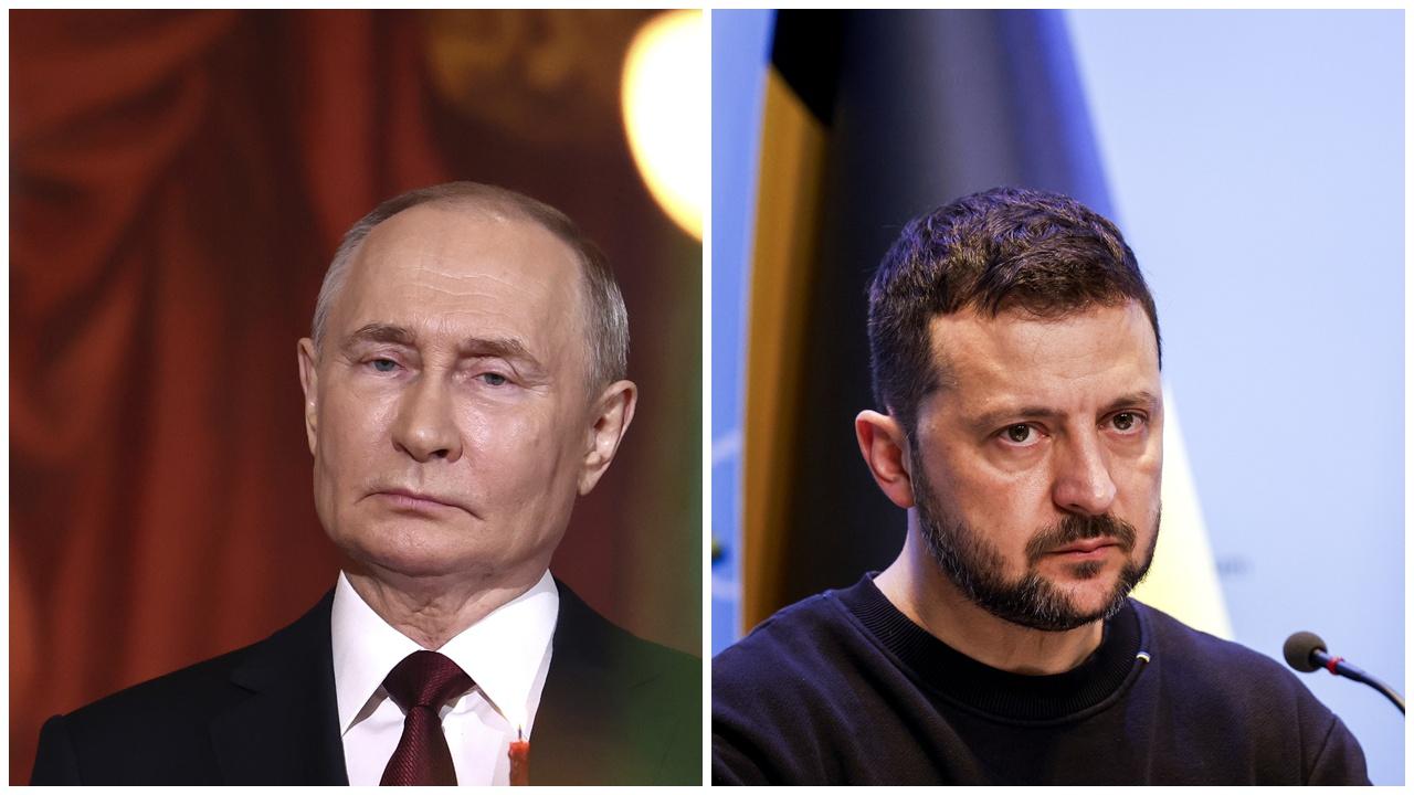 白宮:特朗普願與俄烏總統同時會面冀結束戰事。(AP)