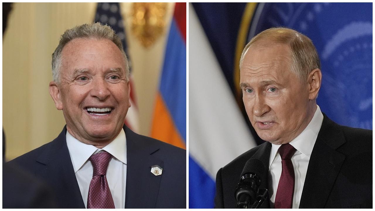 威特科夫:普京同意立法明文規定俄不入烏方或歐洲地方。(左:威特科夫、普京。AP)