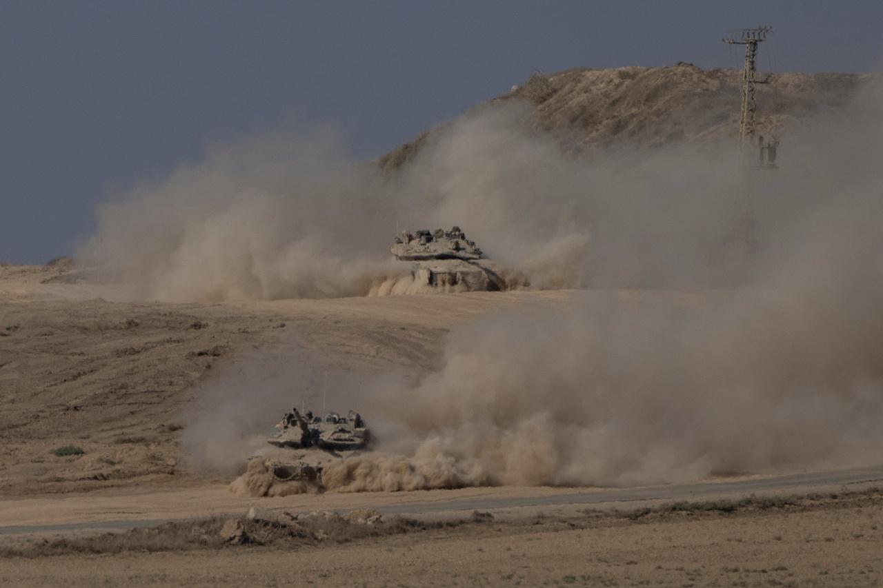 以巴衝突,以軍展開進攻加沙城。(AP)