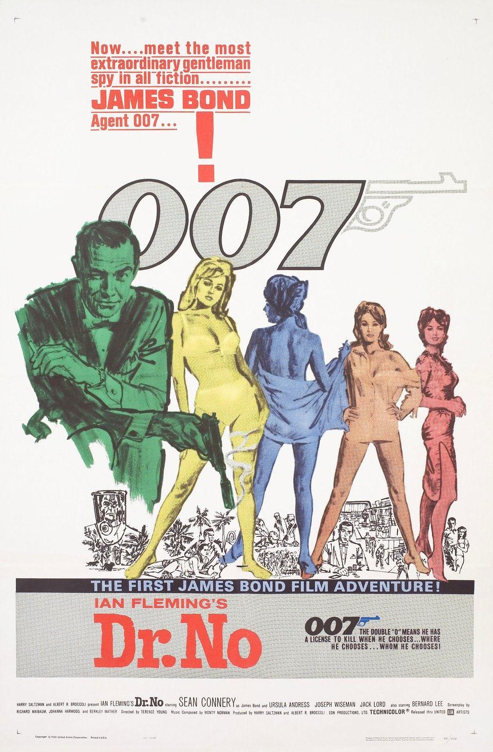 《鐵金剛勇破神秘島》 1962 年。(網上圖片)