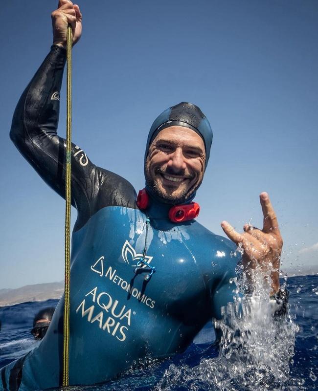 自由潛水員Vitomir Maričić。(X)