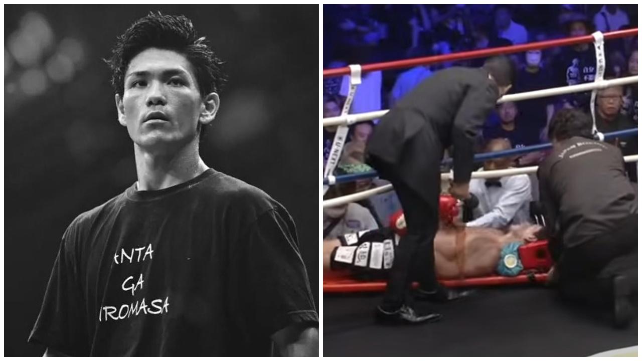 浦川大將遭對手重拳擊中,下倒時後腦著地,一度失去意識。(X)