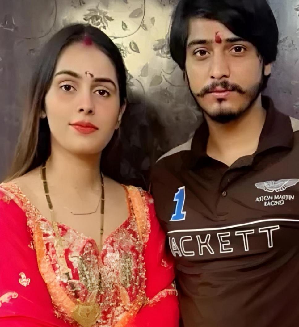 Nikki與丈夫Vipin。(X)