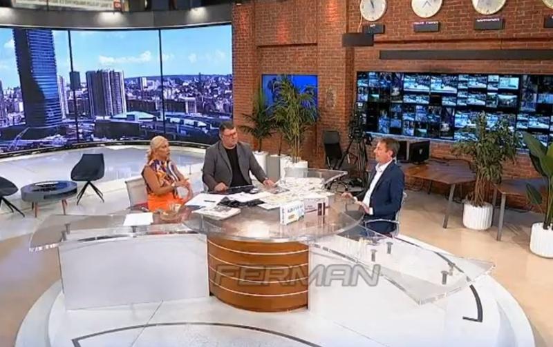 兩位主持人察覺有異,節目隨即中止。(X)