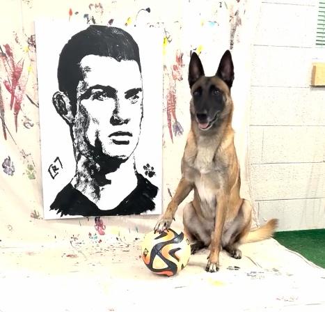 Monkey近日更成功描繪出C朗。(IG)