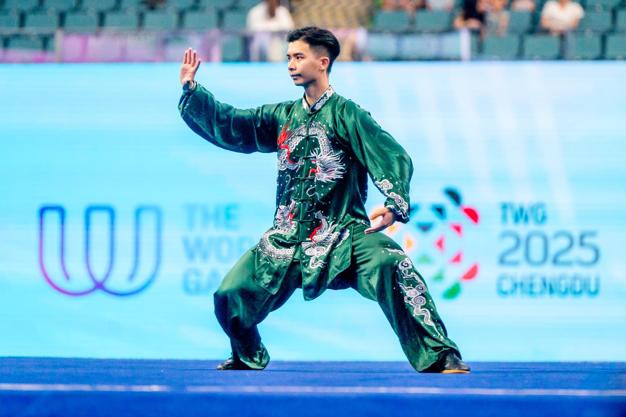 成都世界運動會,武術楊頌熹為香港再添一金(相片由港協暨奧委會提供)