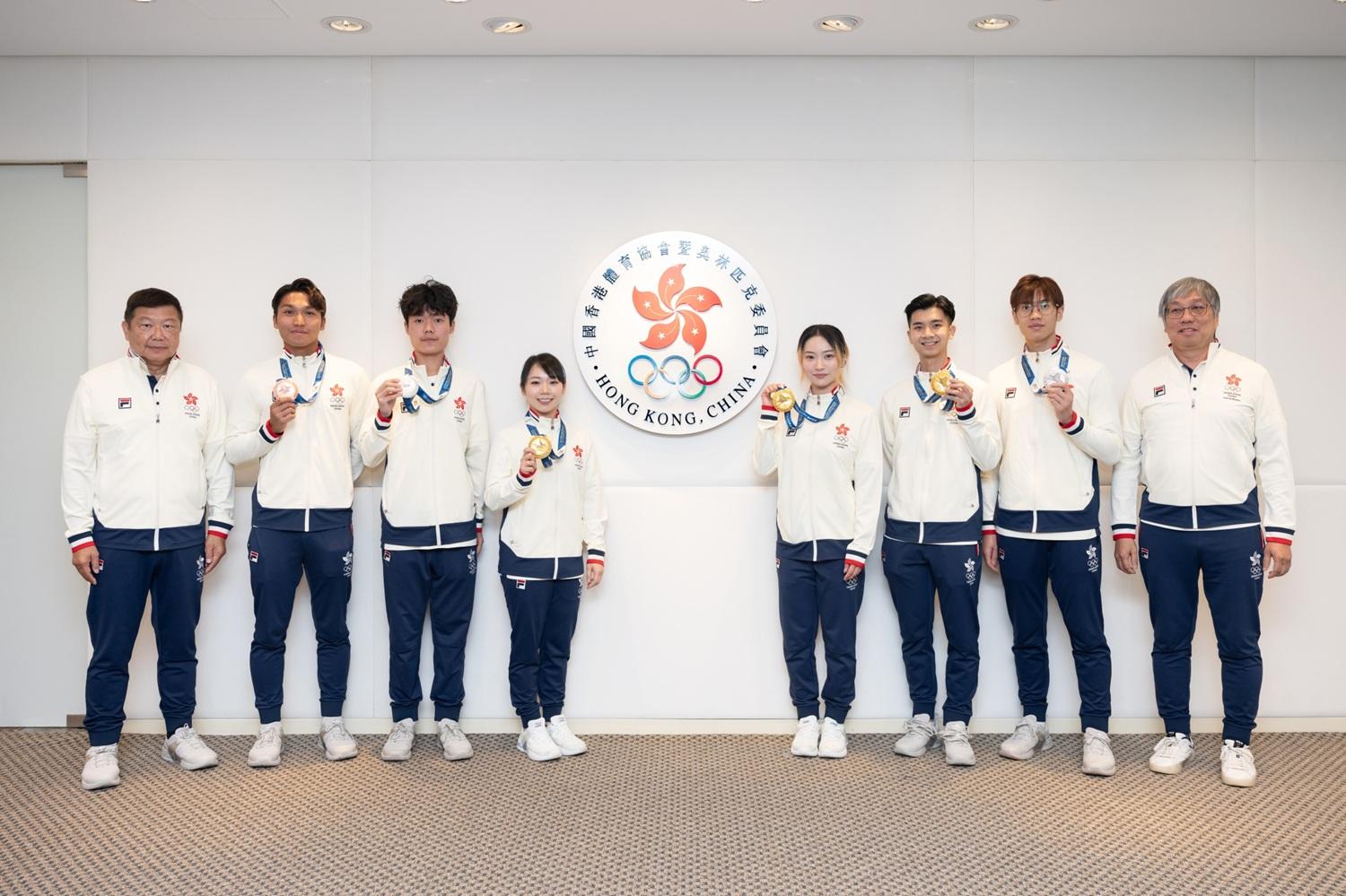 香港代表在成都世界運動會取得3金2銀1銅的歷史佳績。(港協暨奧委會提供)