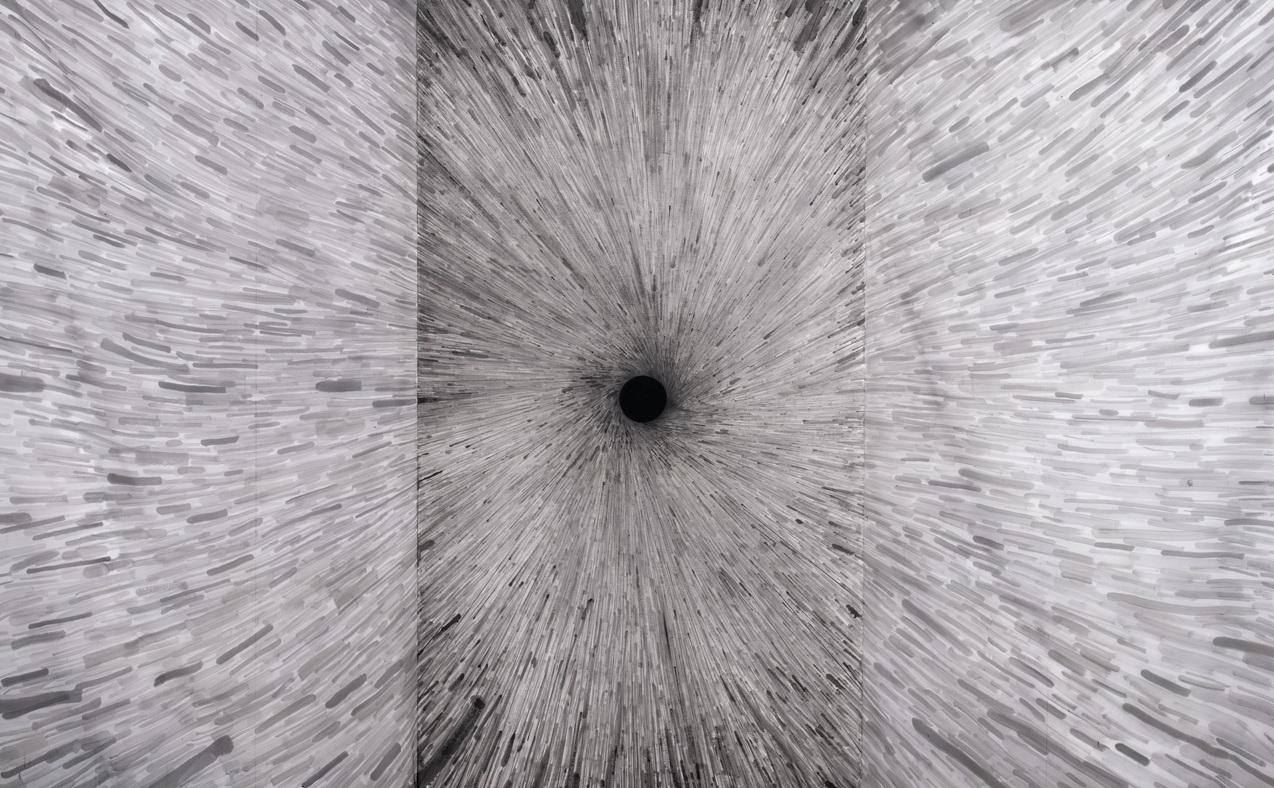 金楨祐油畫作品《0》。