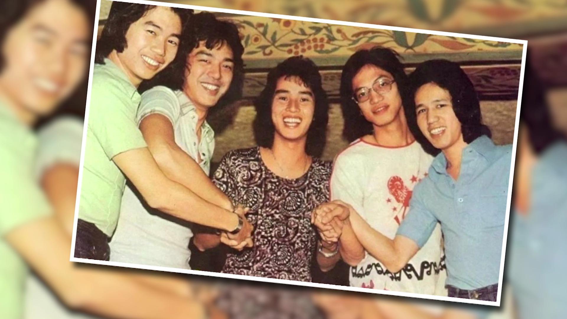 年輕時的溫拿樂隊。