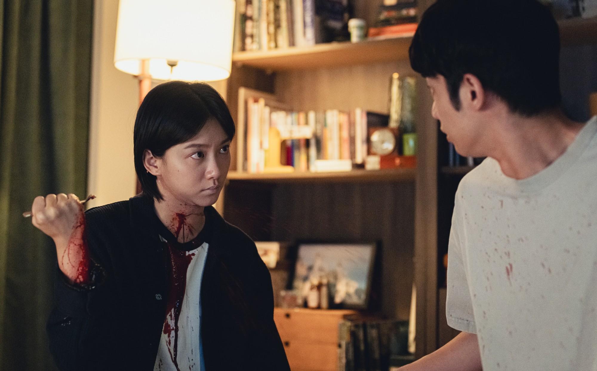 袁澧林在電影中有不同的驚嚇死法,更不乏在男主角面前自殺場面。