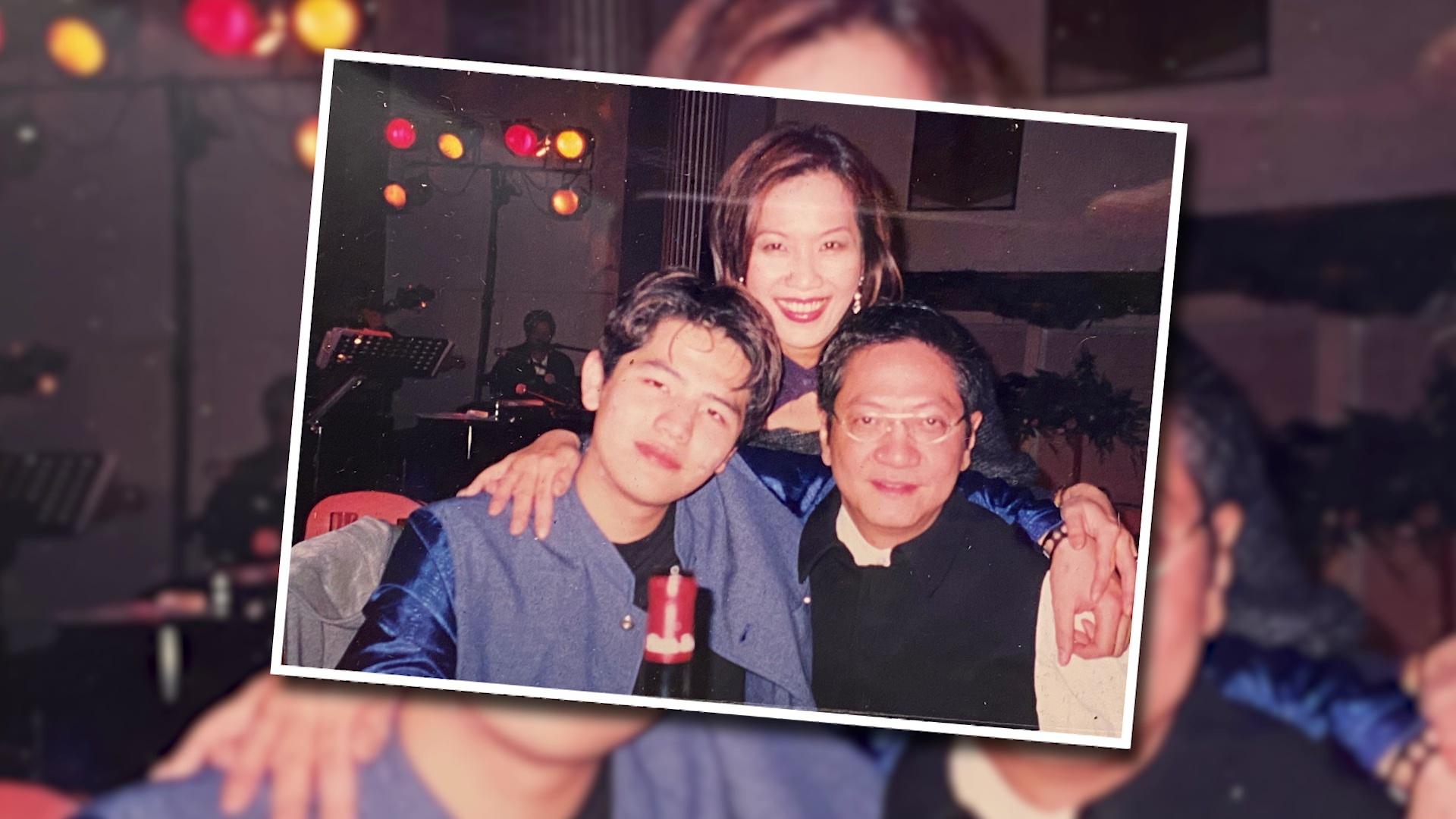 陳友與仔仔老婆的相片。