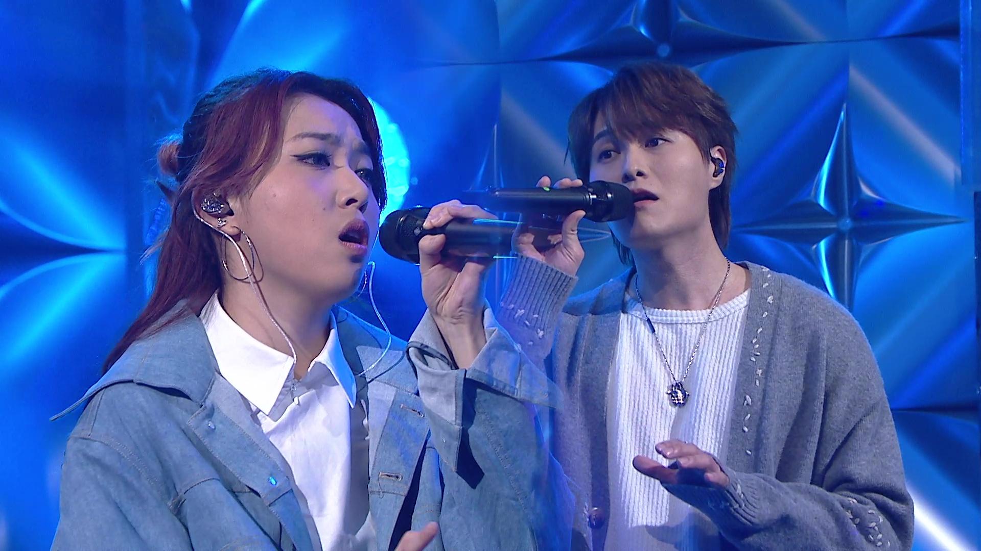 Hubert出場前溫柔叮囑Emily:「有咩就望住我,I’m with you。」