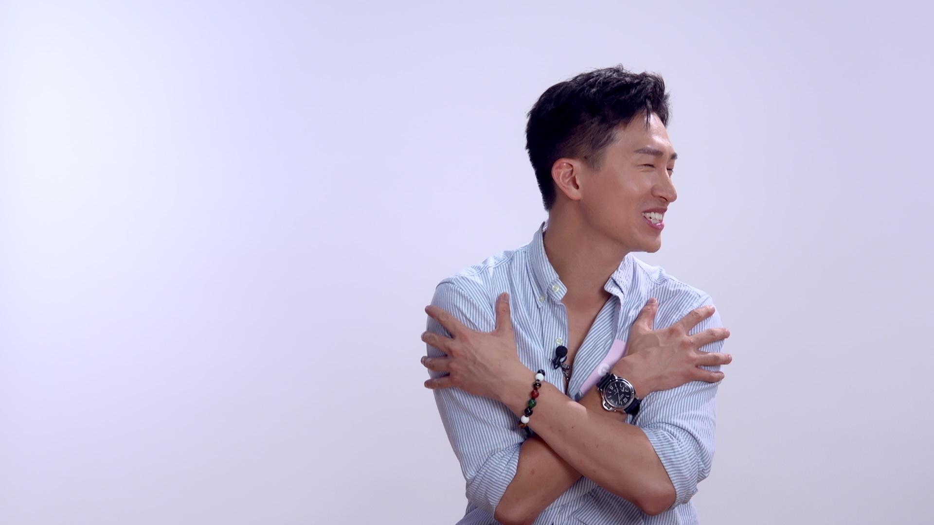 GM講到同Sophie同房有幾開心時,動作多多好鬼馬。