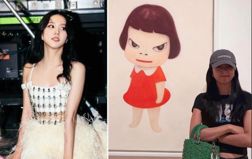 BLACKPINK倫敦完騷,Jisoo順道參觀奈良美智展。