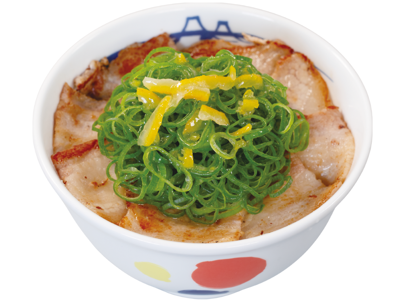 柚子鹽醬厚切燒豬五花飯$47