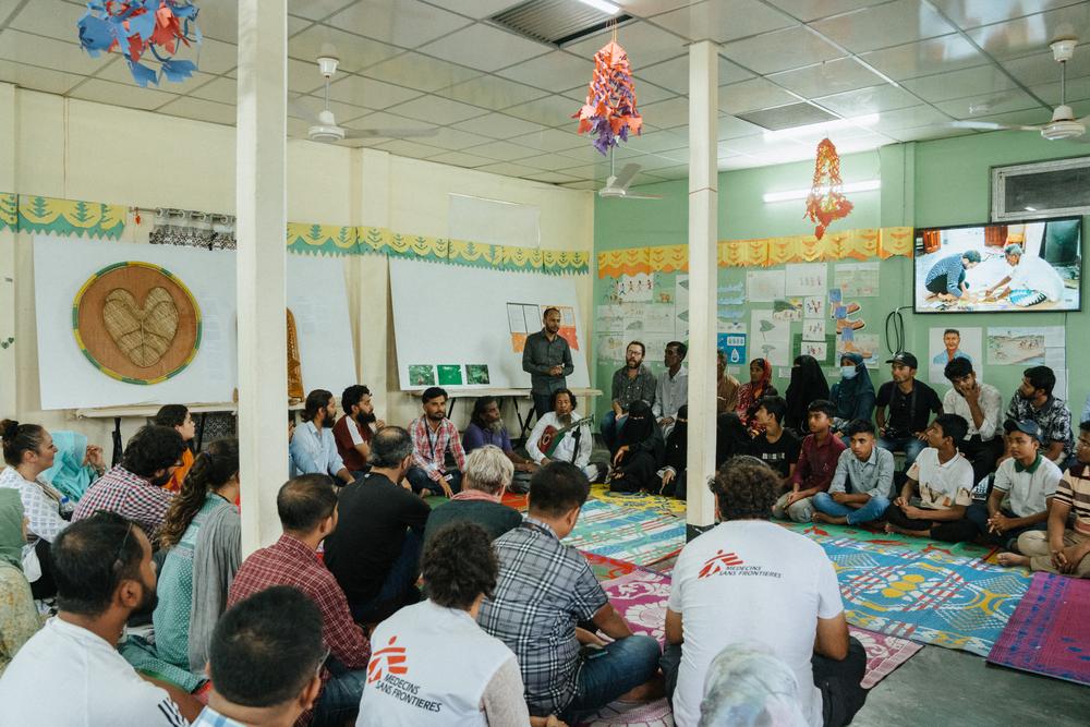 羅興亞危機8年,無國界醫生助羅興亞人以藝術自強(無國界醫生提供圖片)