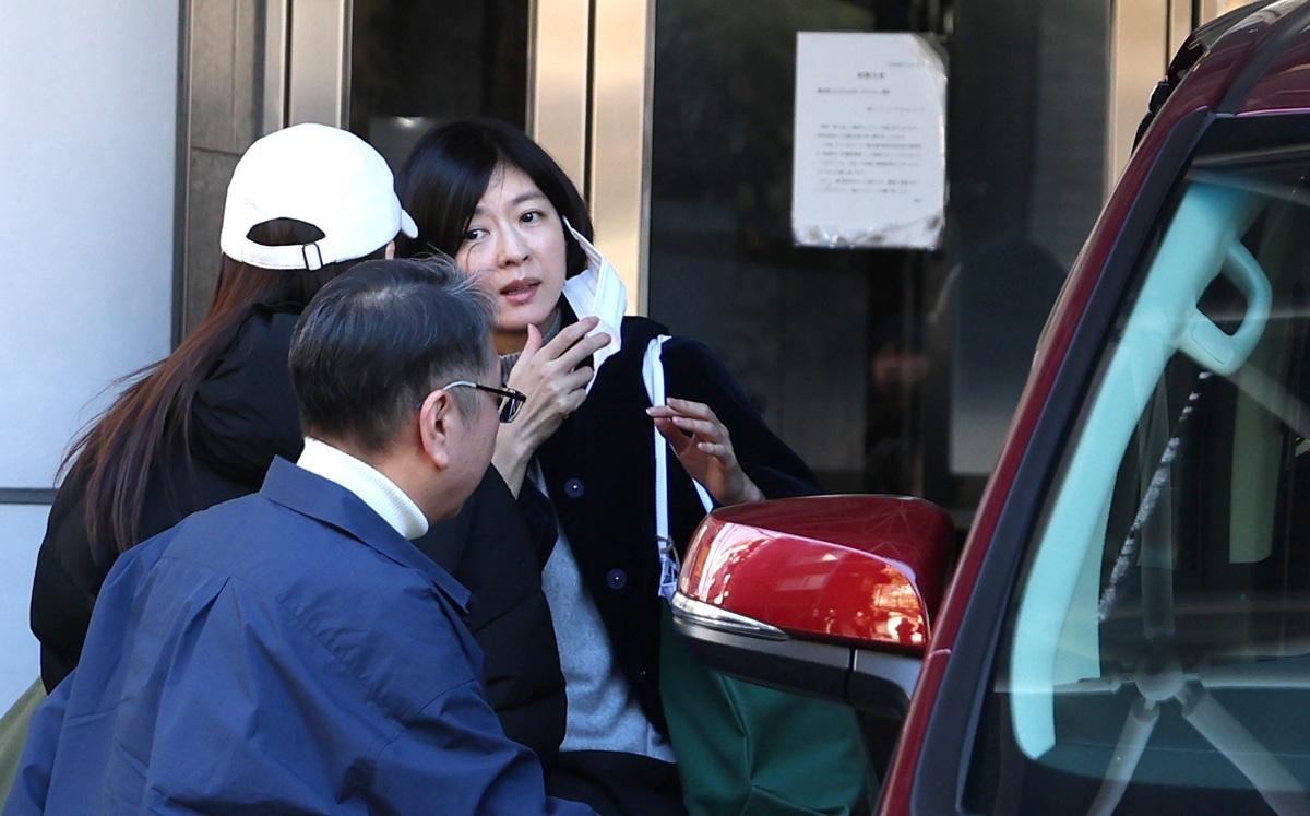 美穗離世當日,中山忍趕到醫院了解。