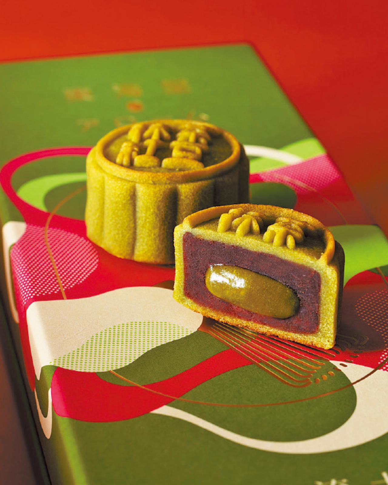 東海堂 十勝紅豆流心抹茶月餅