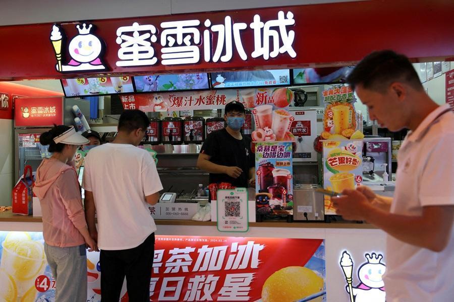 蜜雪集團半年多賺44%至27億人幣。(資料圖片)