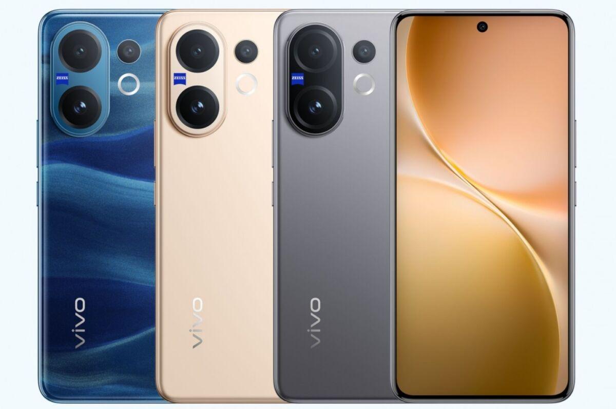 V60最引人注目的莫過於其ZEISS合作開發的三鏡頭模組,主鏡頭採用與旗艦X200同款的5000萬像素Sony IMX882感光元件,支援OIS光學防手震與3x光學變焦能力。