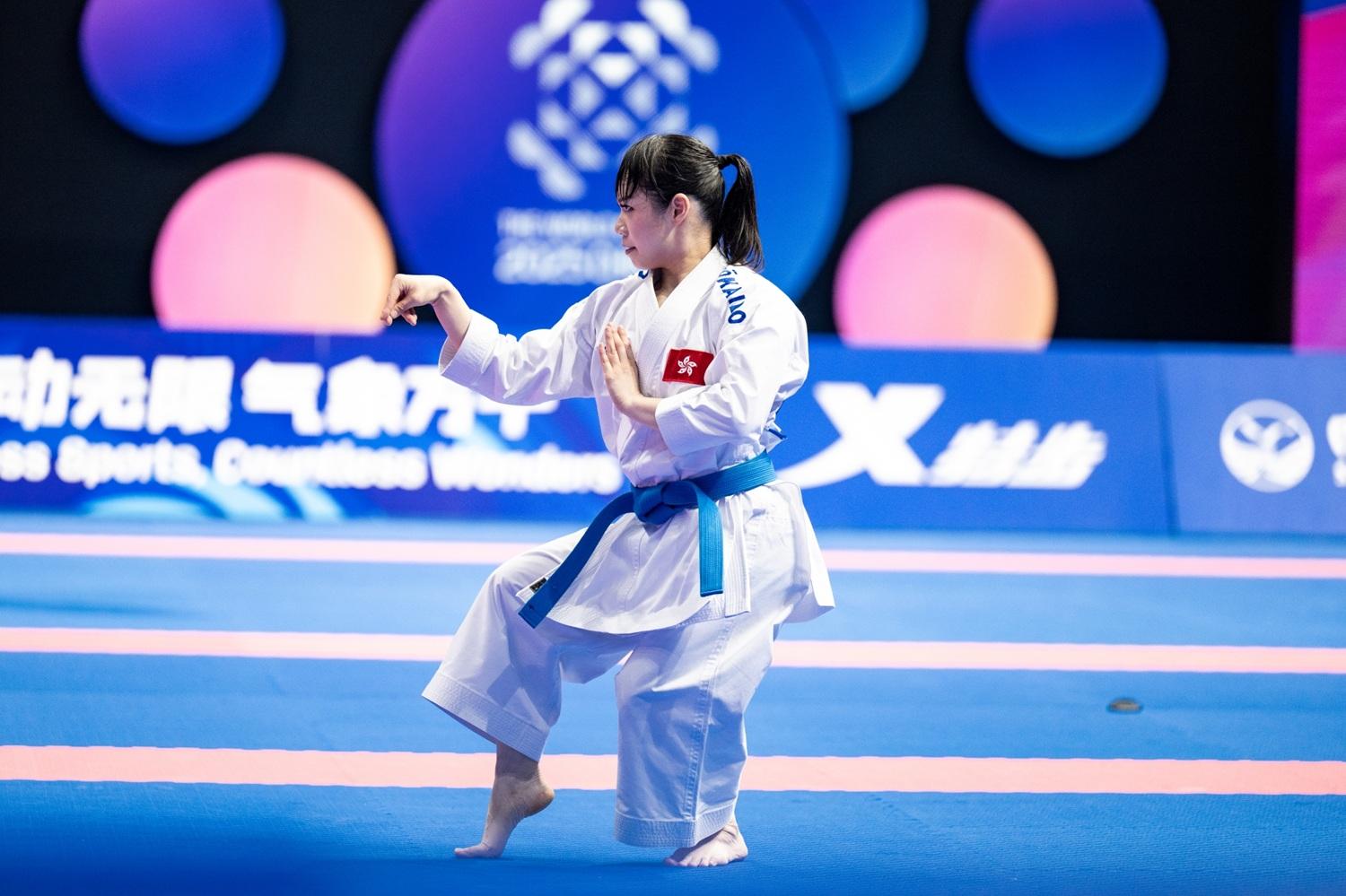 劉慕裳在世界運動會晉身決賽。(港協暨奧委會提供圖片)