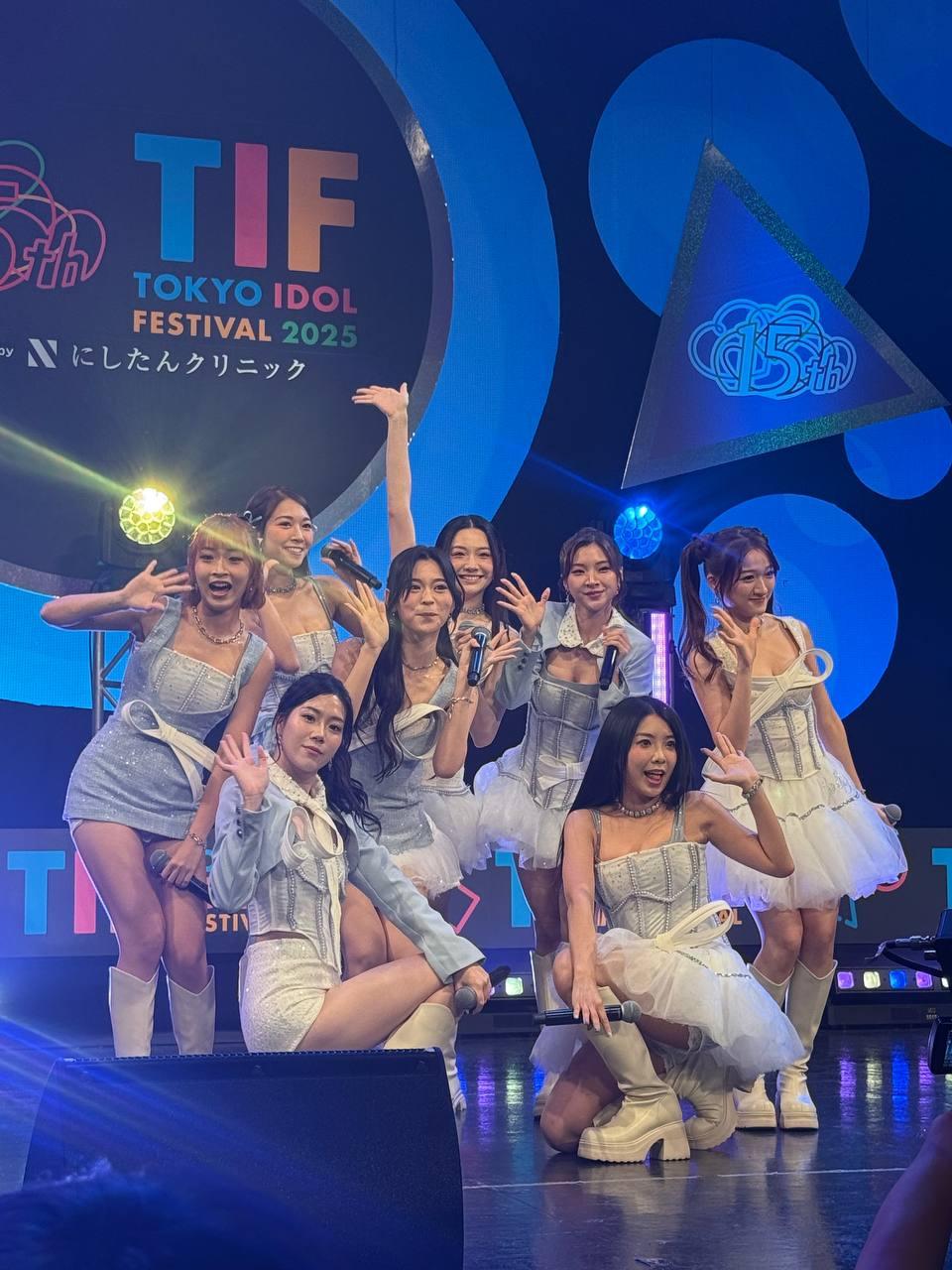 Lolly Talk在《Tokyo Idol Festival 2025》的演出,同樣獲大量fans支持。