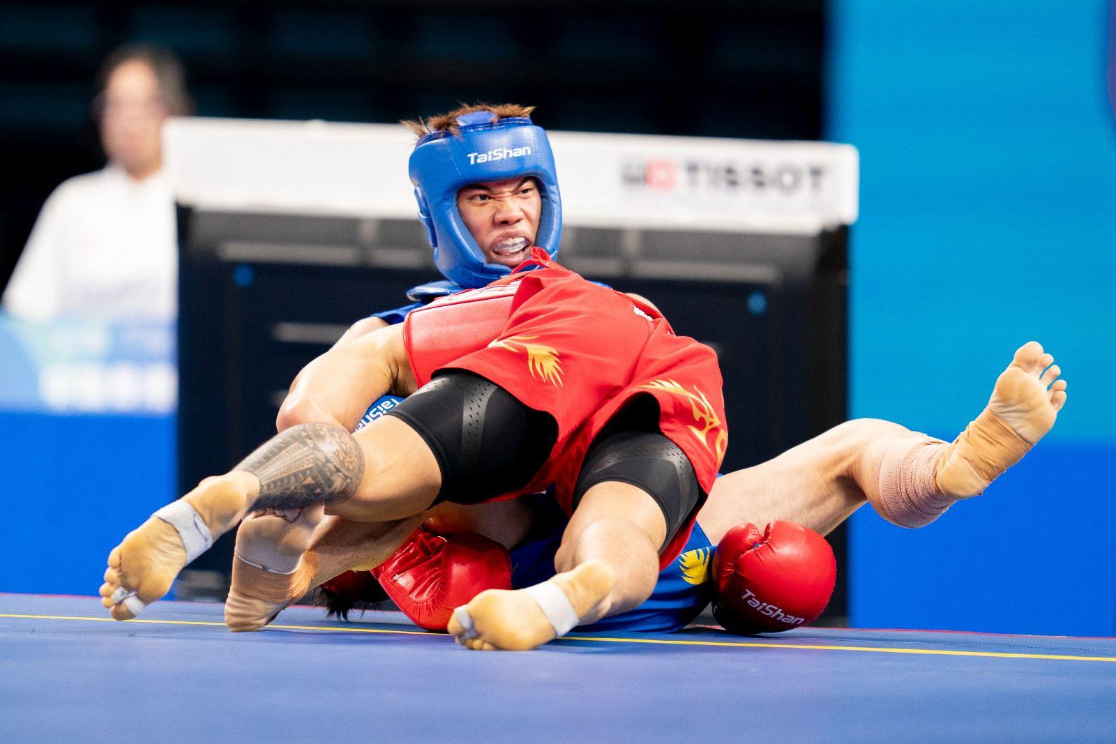 成都世界運動會|散打張溢霖力戰摘銀 香港隊今屆第5面獎牌。(港協暨奧委會提供)