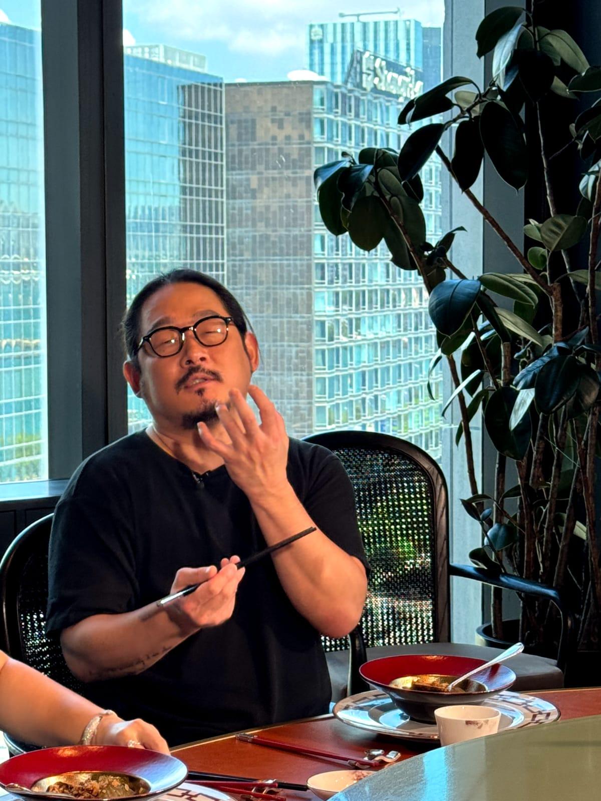 金主廚對Agnes的介紹讚口不絕。