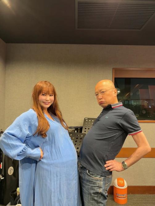 中川翔子近月來在社交網分享大肚生活。