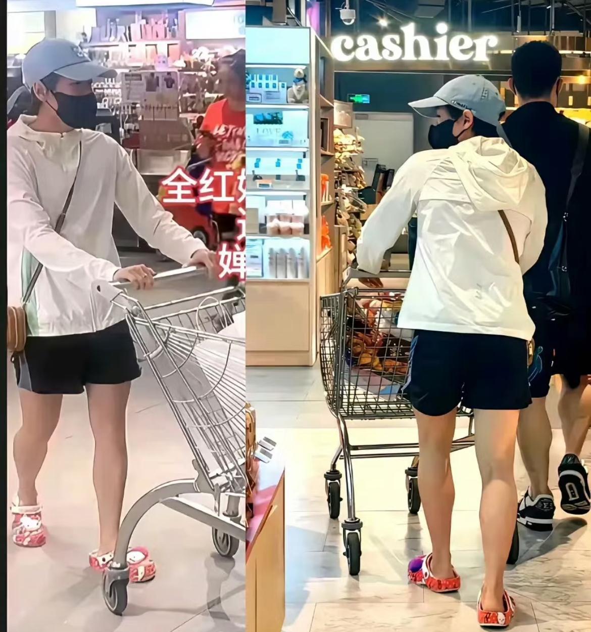 有網民早前行街遇見全紅嬋,身型睇落都唔算好橫。