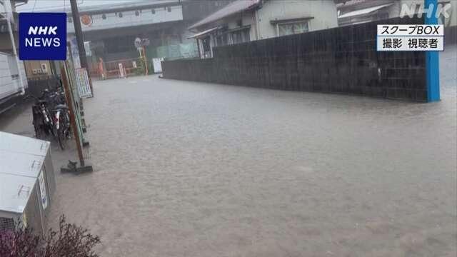福岡縣和山口縣暴雨,山陽新幹線全天停駛。