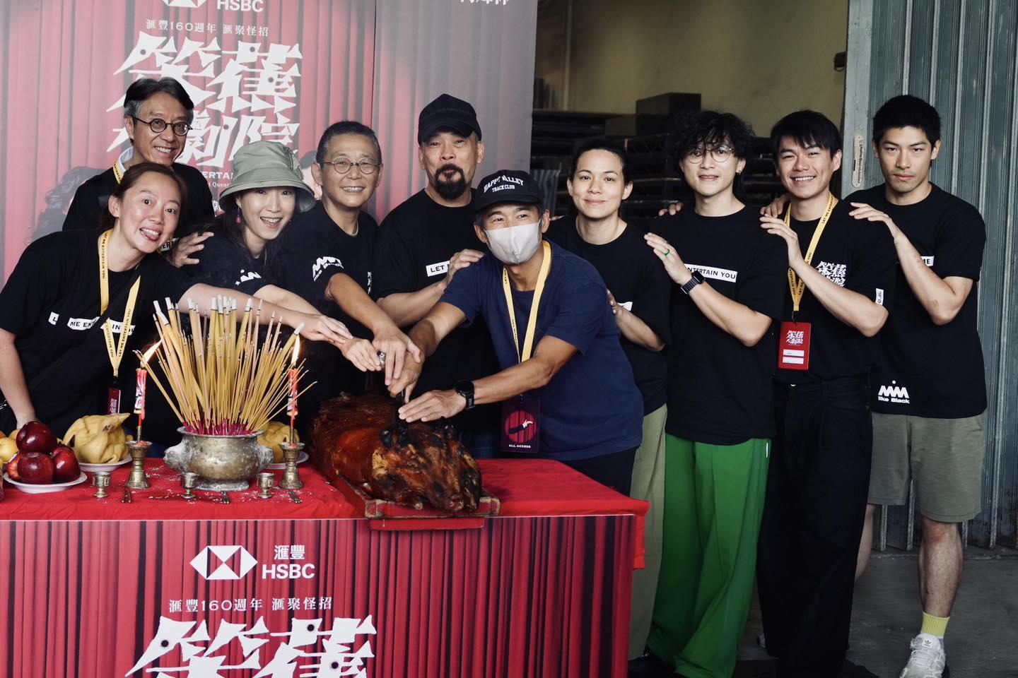 柯煒林雖然沒有上台,但有現身支持,精神不錯。