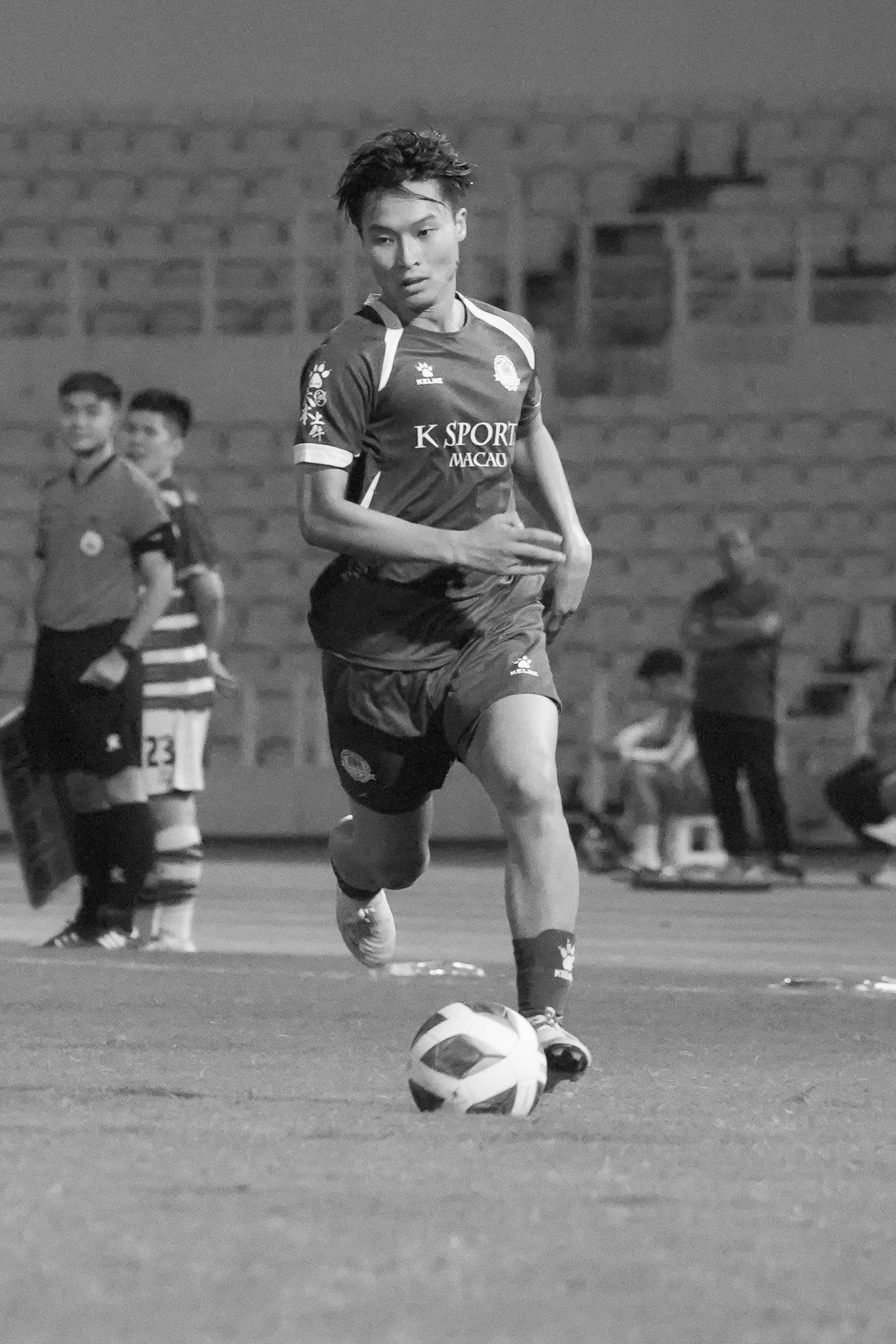 澳門致命交通意外死者包括澳門足球代表隊成員吳禮廷。(澳門青鋒足球隊fb)