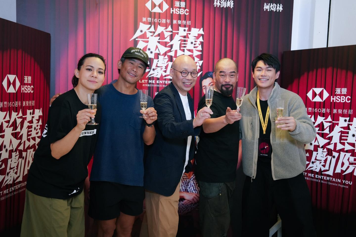 柯煒林雖然沒有上台,但有現身支持,精神不錯。