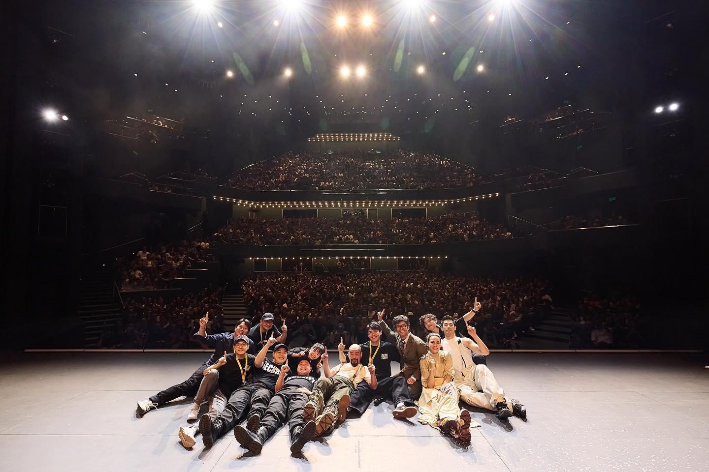 柯煒林雖然沒有上台,但有現身支持,精神不錯。