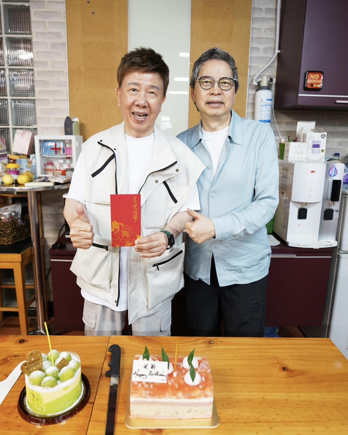 昨天81歲生日的尹光在facebook有感而發。