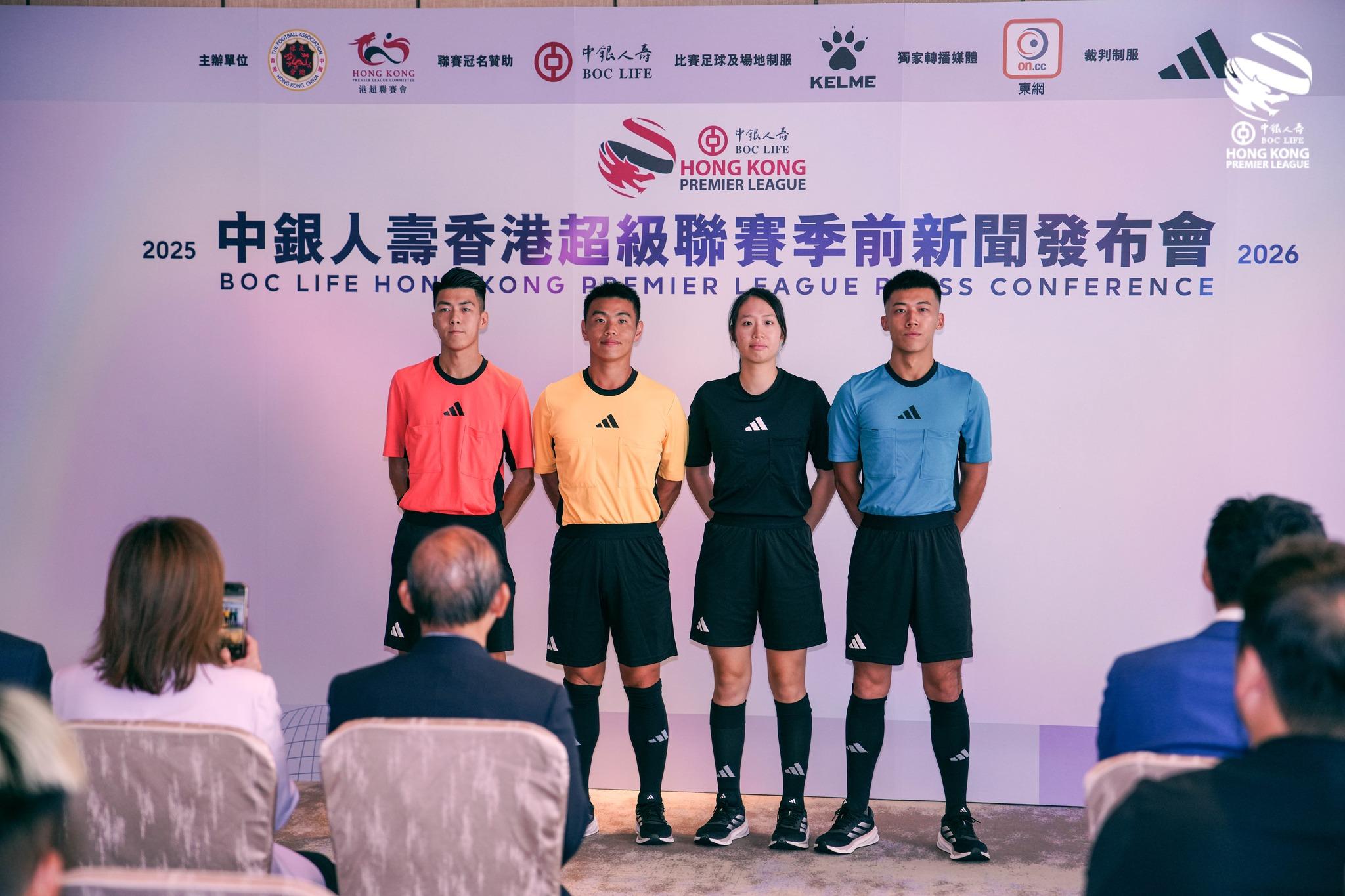 新賽季港超球證服贊助。(港超聯fb)