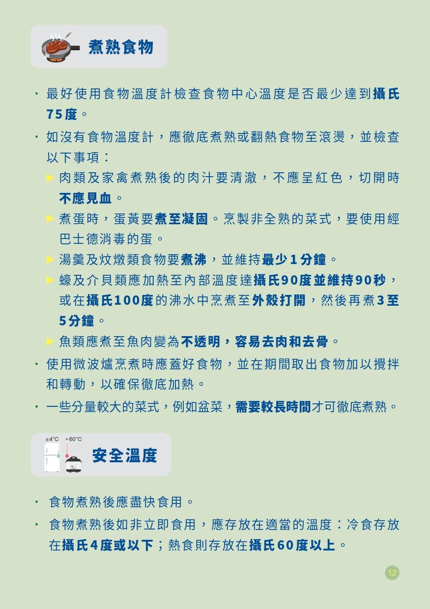 認識食物安全五要點(下)|煮熟食物(食物安全中心)
