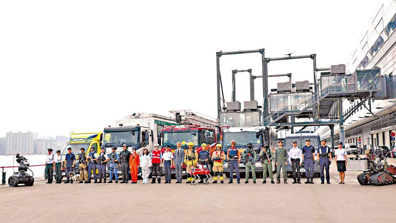 三層防範機制首場跨部門反恐演習