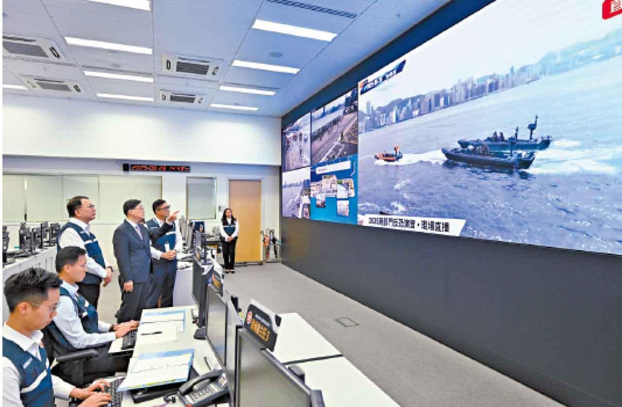 三層防範機制首場跨部門反恐演習