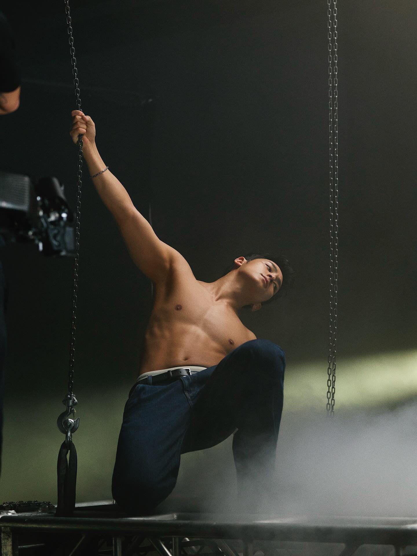 金珉奎去年起成為Calvin Klein代言人。