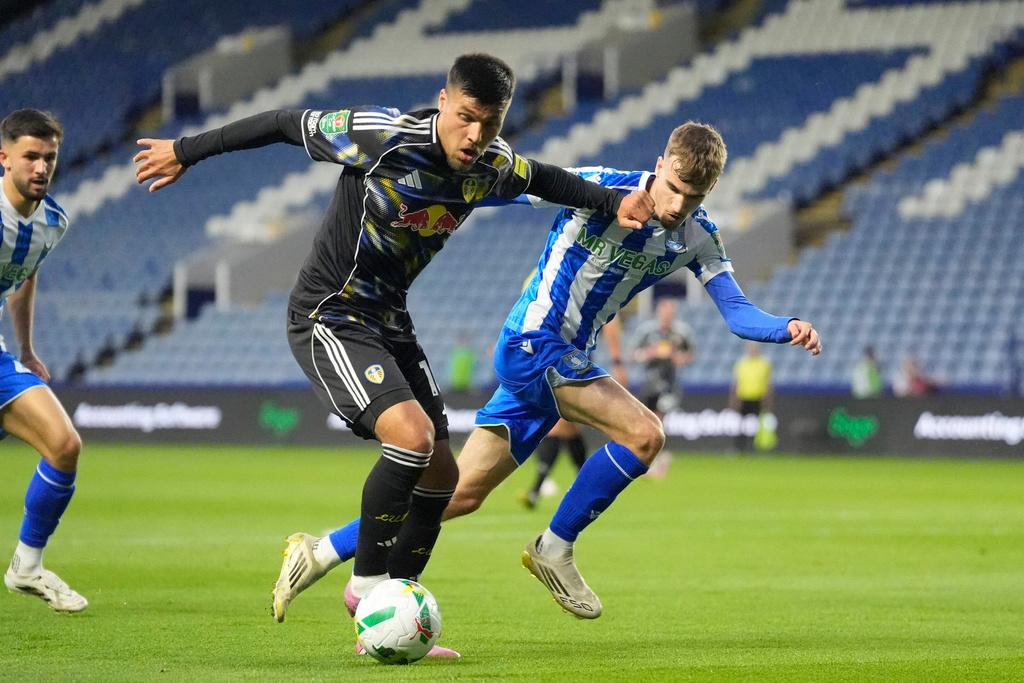 列斯聯聯賽盃賽和錫周三1:1,12碼不敵對手。(美聯社)