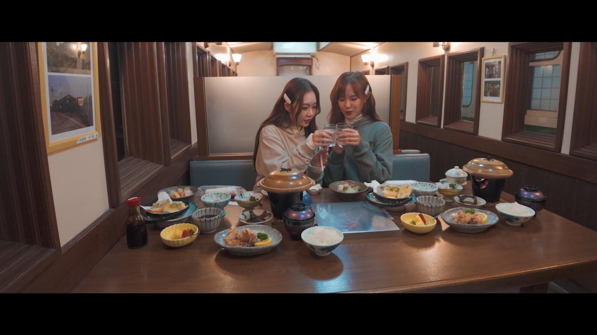 葛綽瑤和許寶恆笑言今次拍《偽鐵膠遊九州》,非常享受,可以浸溫泉吃美食。