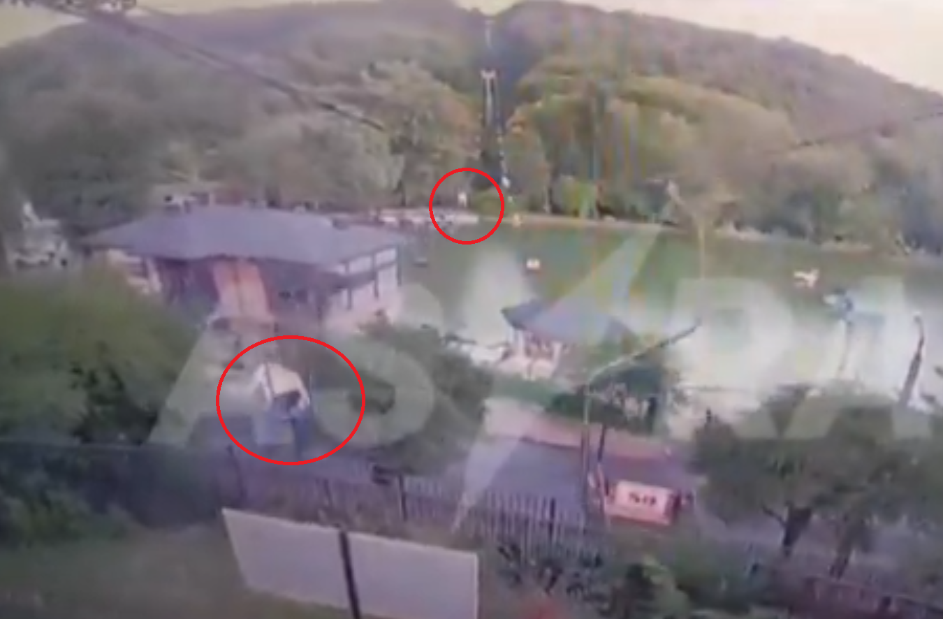 吊椅纜繩斷裂7米高直墮 十多人摔落樹叢湖面8人受傷(有片)