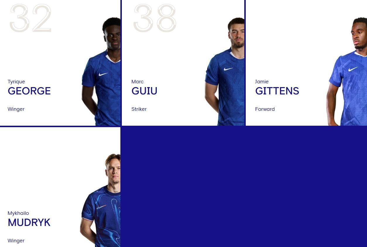 車路士翼鋒梅迪歷(Mykhailo Mudryk)面臨4年停賽,官網仍在列。