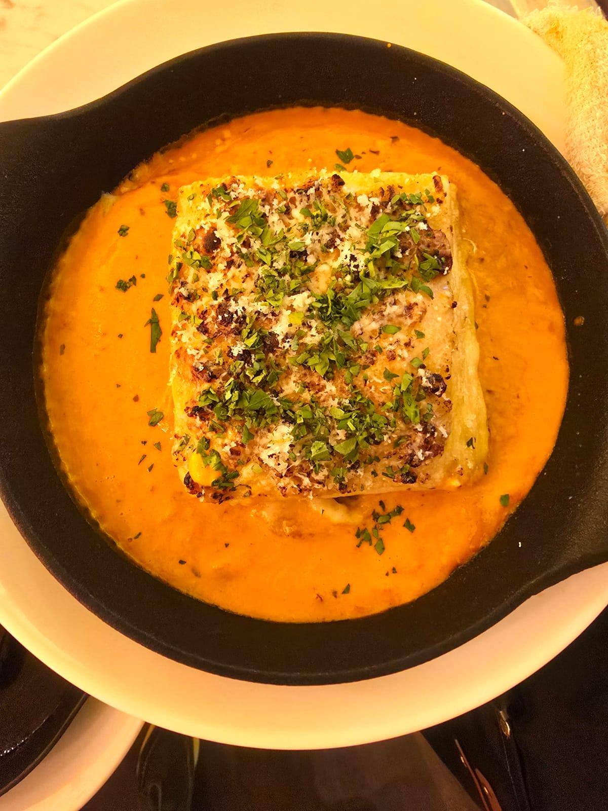 伏特加醬蟹肉千層麵($188)