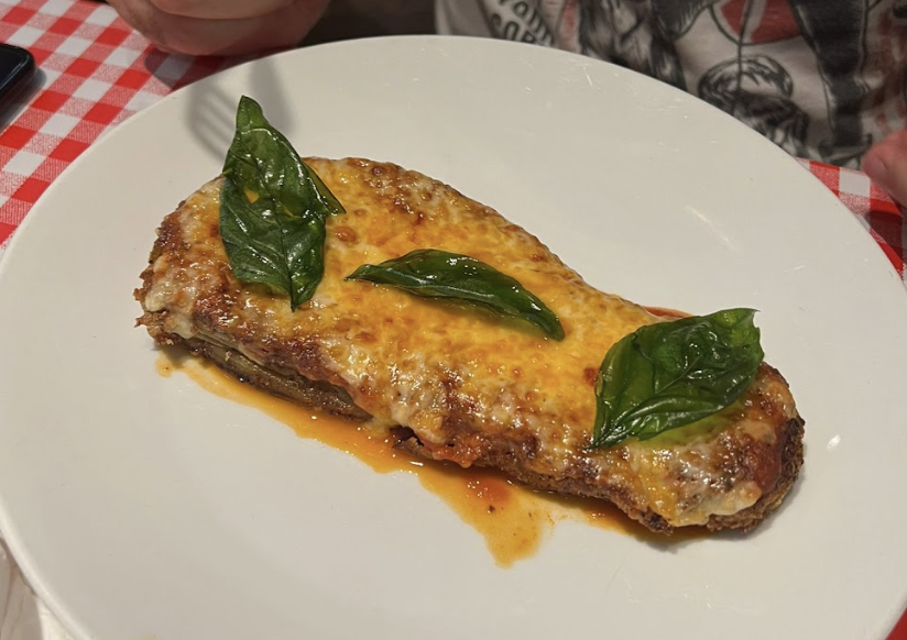 番茄醬烤焗千層茄子($138)