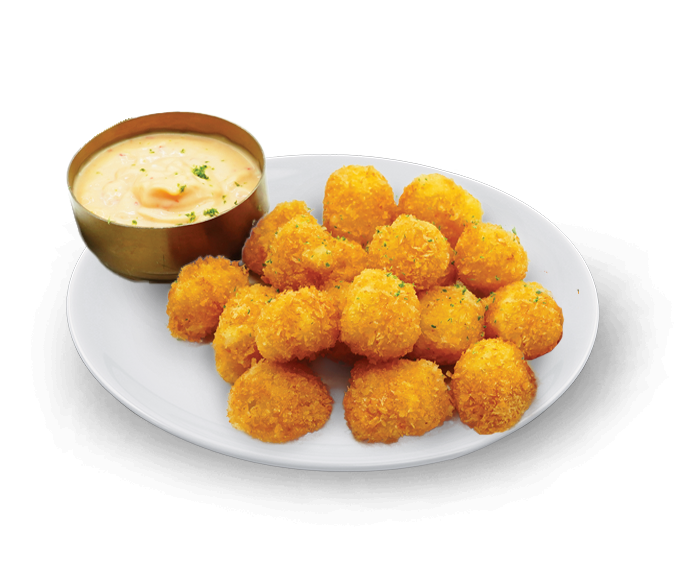 炸帶子配辣味蛋黃醬